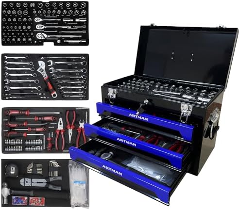 Professional Tool Kit β 489 Pieces with Organizer Case β Complete for Home and Workshop Use
