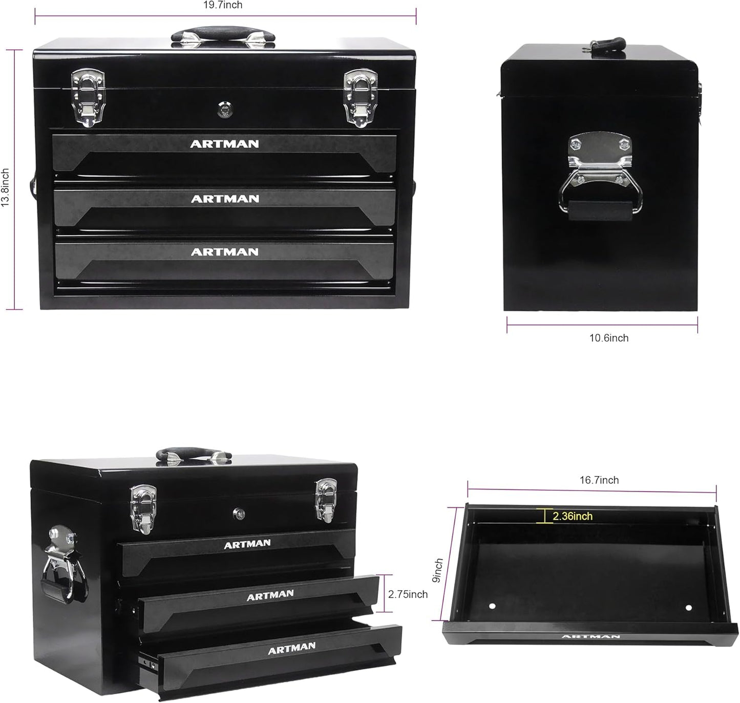 Professional Tool Kit β 489 Pieces with Organizer Case β Complete for Home and Workshop Use