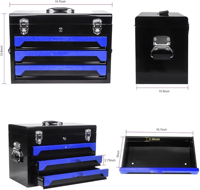 Professional Tool Kit β 489 Pieces with Organizer Case β Complete for Home and Workshop Use