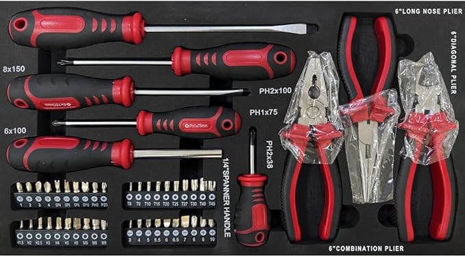 Professional Tool Kit β 489 Pieces with Organizer Case β Complete for Home and Workshop Use