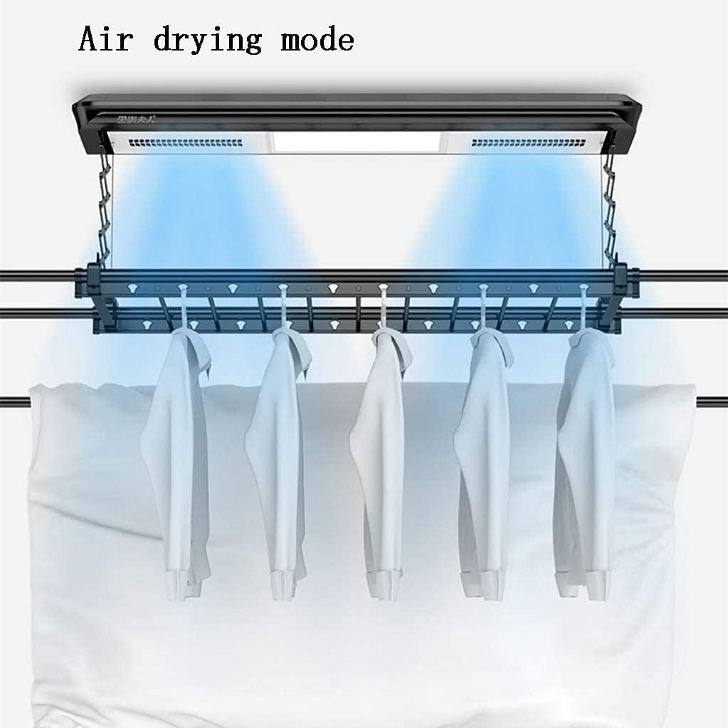 Smart Clothes Dryer – Electric Lift, Drying, Lighting, and Disinfection Function