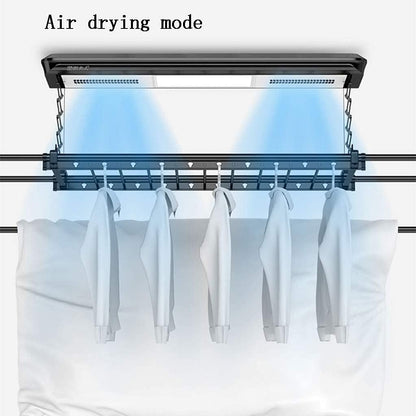 Smart Clothes Dryer – Electric Lift, Drying, Lighting, and Disinfection Function