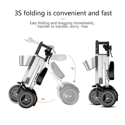 Foldable Electric Tricycle – Portable and Highly Functional