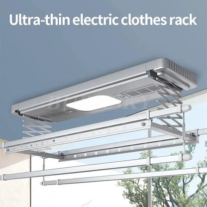 Smart Clothes Dryer – Electric Lift, Drying, Lighting, and Disinfection Function