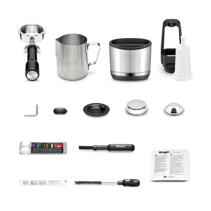 Automatic Coffee Machine With Brushed Stainless Steel Grinder