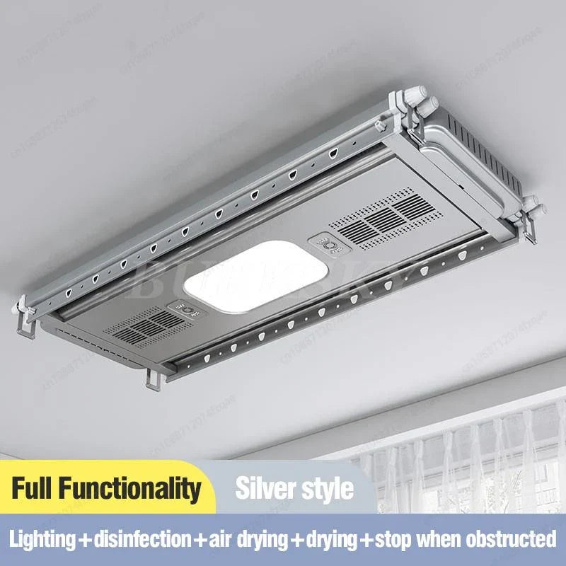 Smart Clothes Dryer – Electric Lift, Drying, Lighting, and Disinfection Function