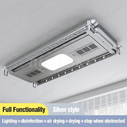 Smart Clothes Dryer – Electric Lift, Drying, Lighting, and Disinfection Function
